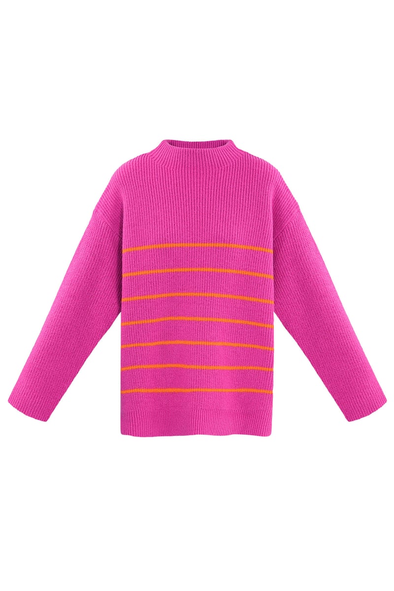 Basic Bliss sweater - orange pink