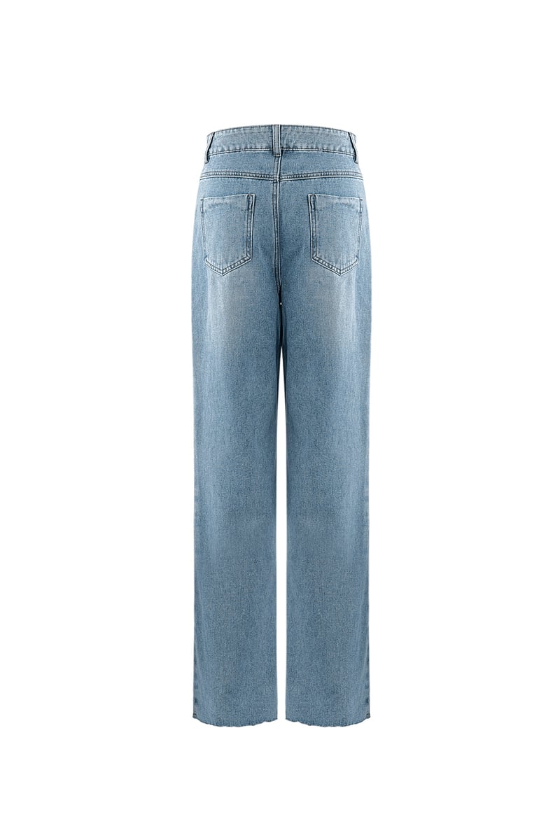 Denim jeans pearl adoration - blue